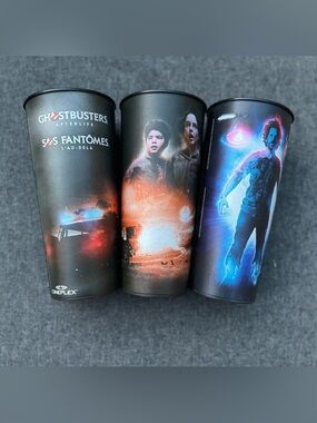 2/$15 🥤Ghostbusters Afterlife Cineplex Collectors Cups - 3🥤